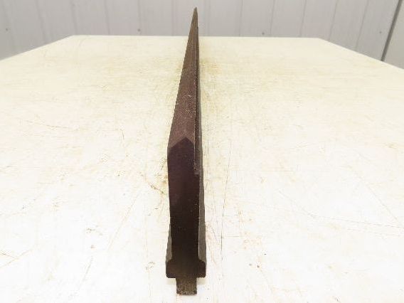 Press Brake Punch Die 51-1/16" Long 90° V 1/2" W 3-3/4" H 1/2" Tang