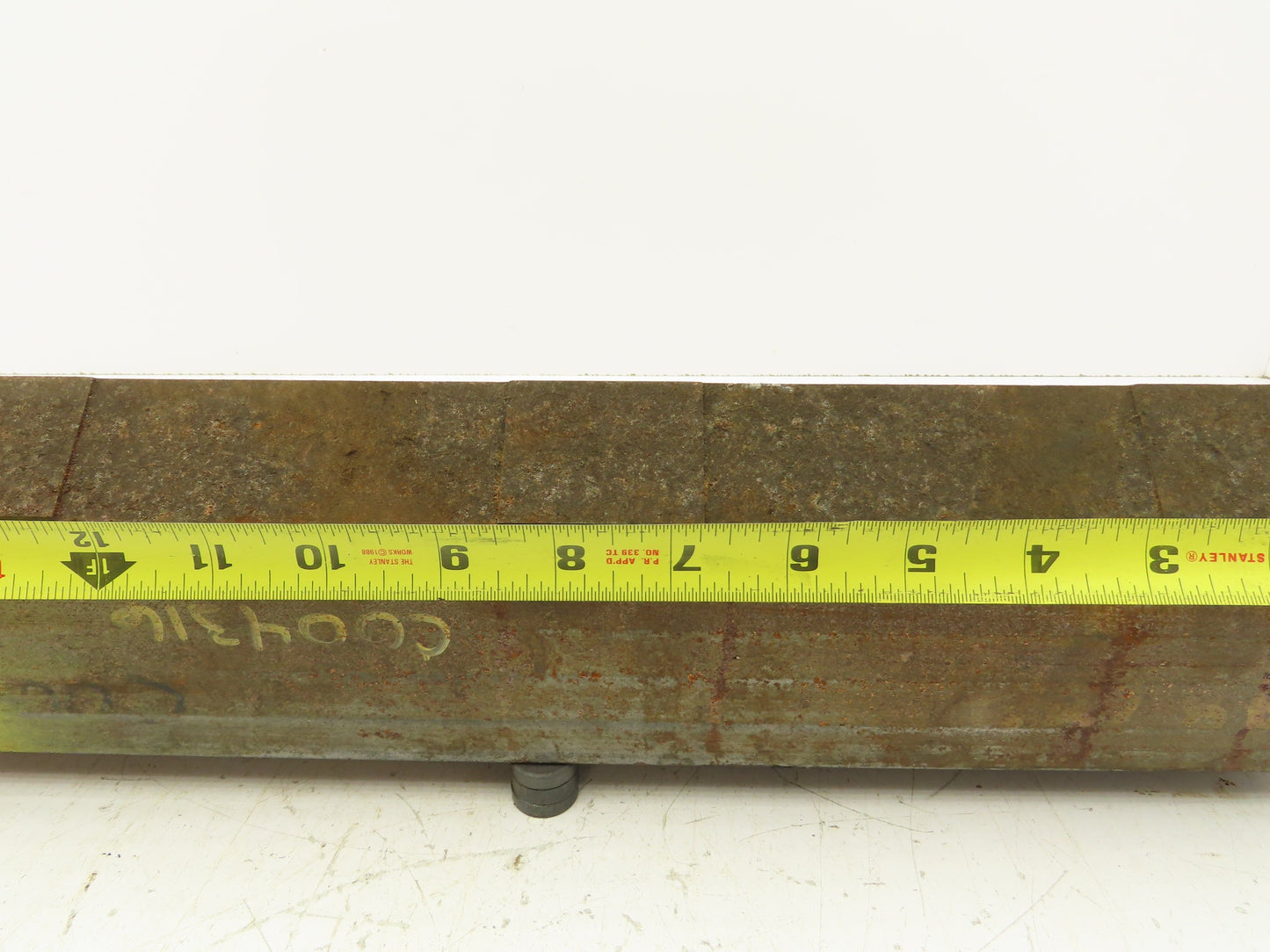 Press Brake Gooseneck Punch Die 15-5/16" Long 90° V 3/8" Finger 3-3/4" H