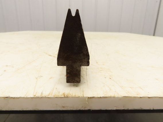 Press Brake Die 72-9/16" Long 30° V 1/8" W 3/16" D 1-3/4" H 1/2" Tang