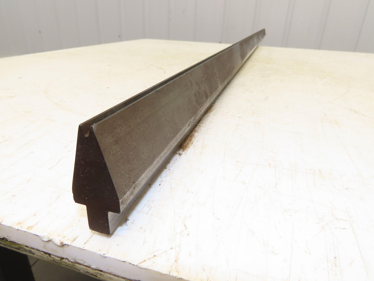 Press Brake Die 72-9/16" Long 30° V 1/8" W 3/16" D 1-3/4" H 1/2" Tang
