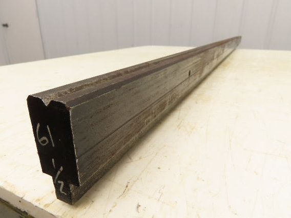 Press Brake Die 61-1/2" Long 90° V 1/4" W 1/8" D 1-3/4" H 1/2" Tang