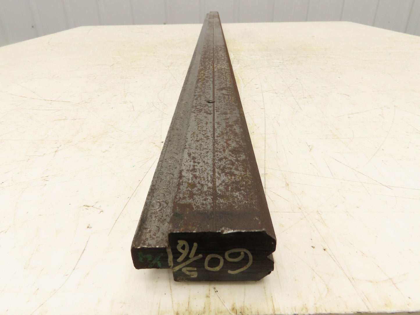 Press Brake Die 60-3/8" Long 90° V 3/16" W 1/8" D 1-5/8" H 1/2" Tang