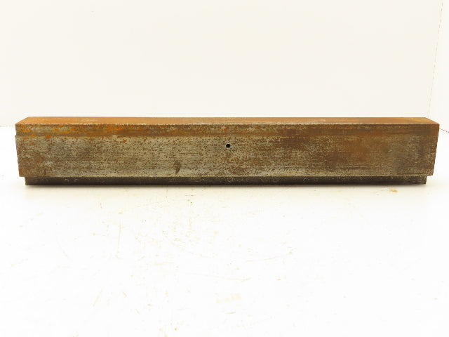 Press Brake Die Blank 20-1/4" Long 1-13/16" Wide 2-5/8" High 1/2" Tang
