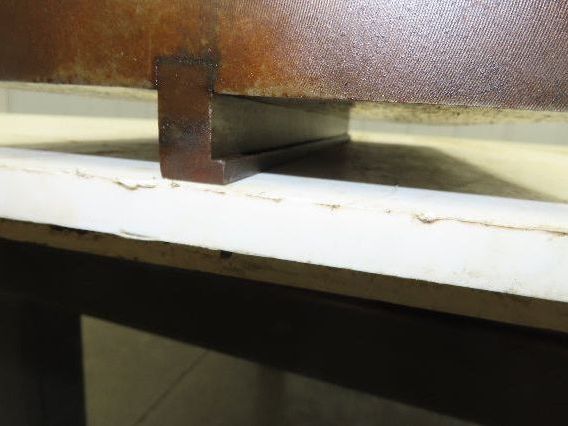 Press Brake Die Blank Set 13-1/2" Long 7" Wide 2-1/2" High 1/2" Safety Tang