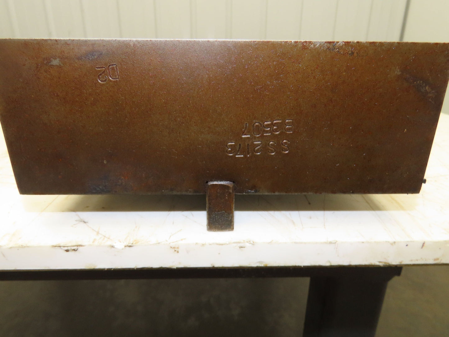 Press Brake Die Blank Set 13-1/2" Long 7" Wide 2-1/2" High 1/2" Safety Tang