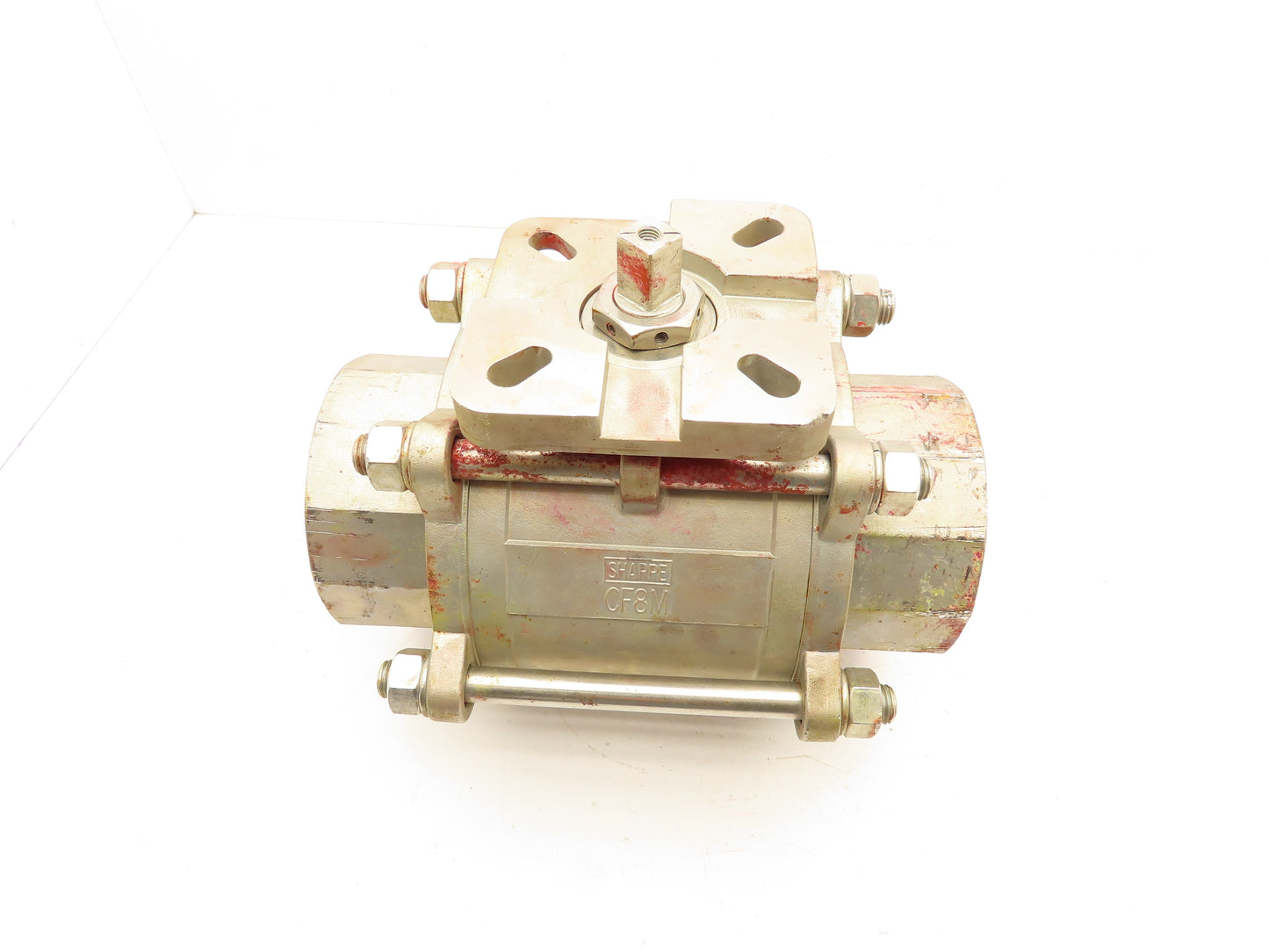 Sharpe CF8M Stainless Ball Valve 4" NPT Threaded Full Port 600psi Series 13