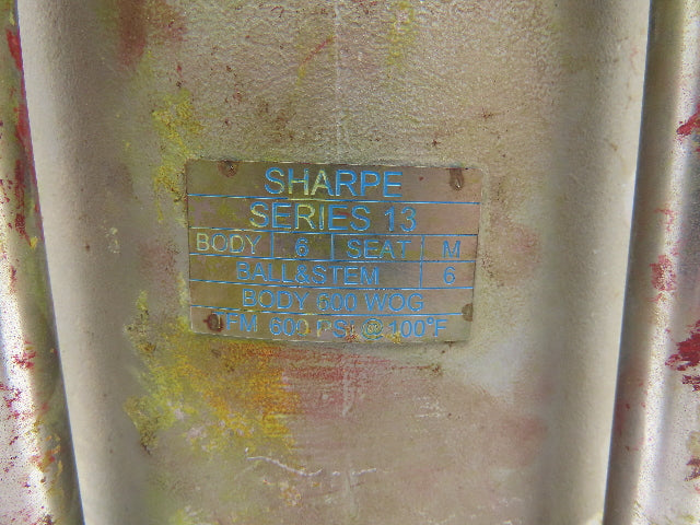 Sharpe CF8M Stainless Ball Valve 4" NPT Threaded Full Port 600psi Series 13