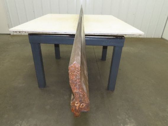 Press Brake Gooseneck Punch Die 120-1/2" Long 90° V 3/4" Finger 4-3/8" H