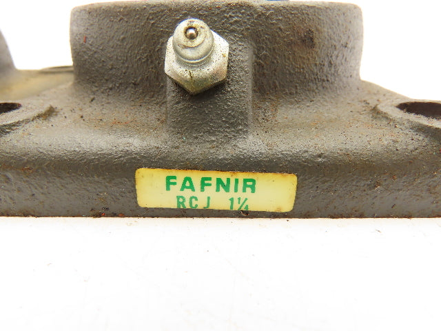 Fafnir RCJ 1-1/4 Flange Mount Ball Bearing 1-1/4" Bore 4-Bolt Lot of 2