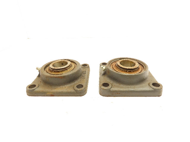 Fafnir RCJ 1-1/4 Flange Mount Ball Bearing 1-1/4" Bore 4-Bolt Lot of 2