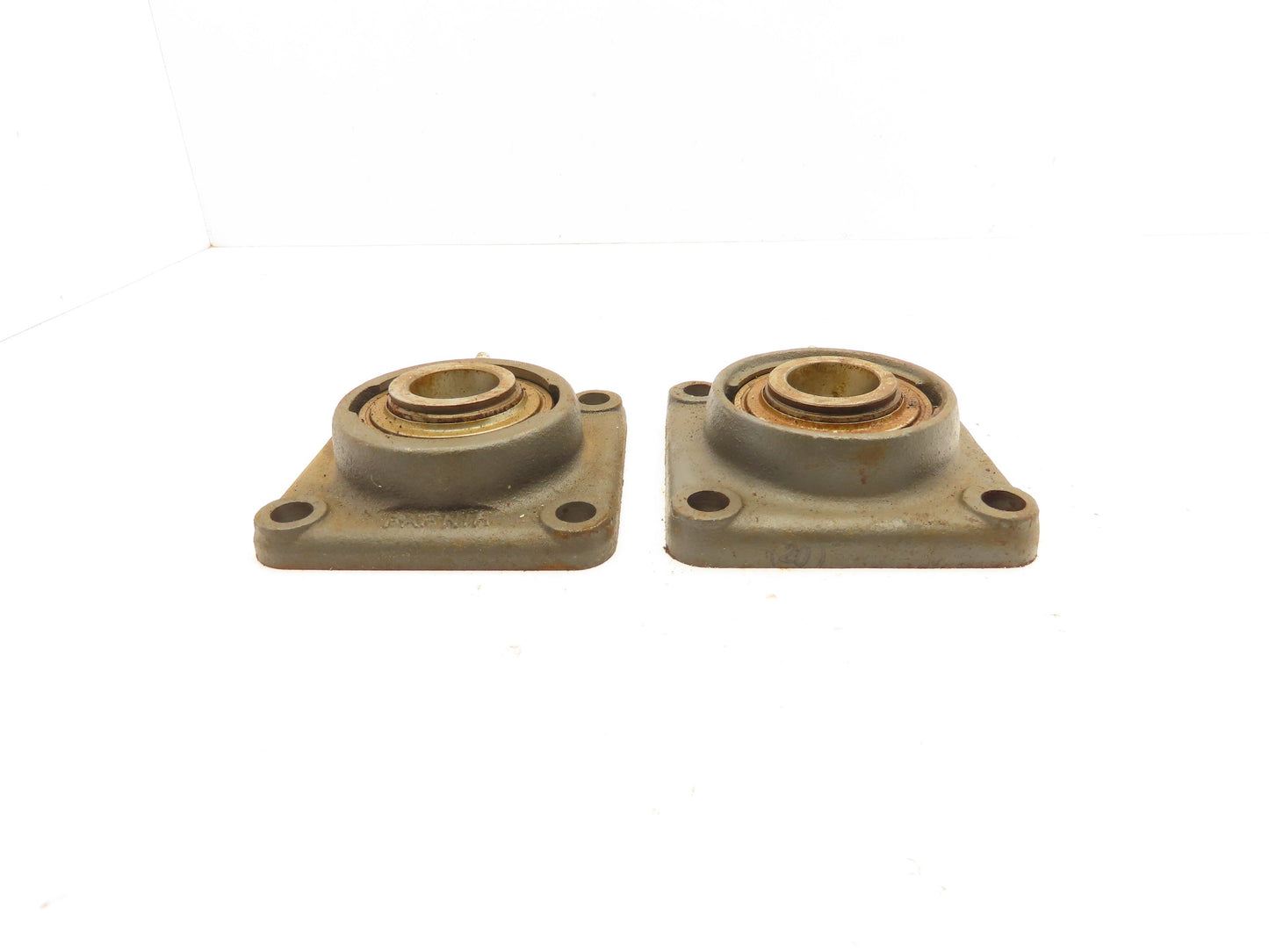 Fafnir RCJ 1-1/4 Flange Mount Ball Bearing 1-1/4" Bore 4-Bolt Lot of 2
