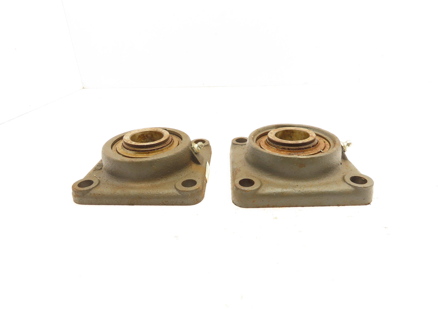 Fafnir RCJ 1-1/4 Flange Mount Ball Bearing 1-1/4" Bore 4-Bolt Lot of 2