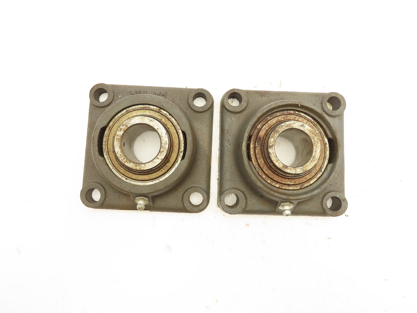 Fafnir RCJ 1-1/4 Flange Mount Ball Bearing 1-1/4" Bore 4-Bolt Lot of 2