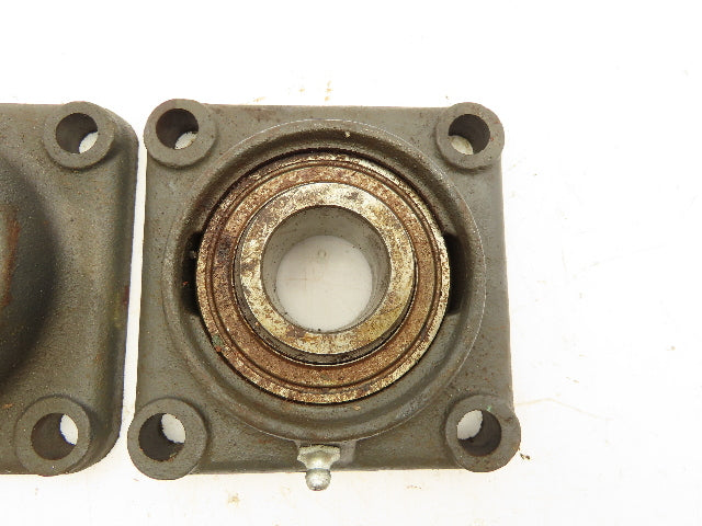 Fafnir RCJ 1-1/4 Flange Mount Ball Bearing 1-1/4" Bore 4-Bolt Lot of 2