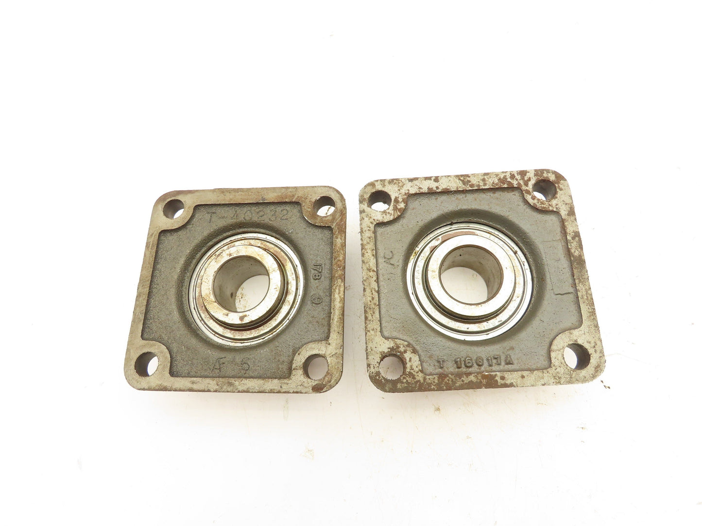 Fafnir RCJ 1-1/4 Flange Mount Ball Bearing 1-1/4" Bore 4-Bolt Lot of 2