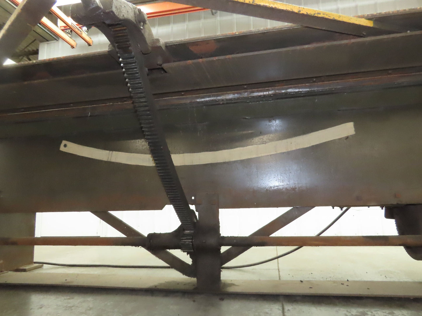 184 Chicago Steel Bending Brake 8' Mechanical Power Apron Leaf Sheet Metal 3Ph