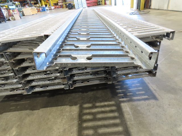 Interlake 9"x 8' Galvanized Steel Pallet Racking Deck 96"D Rack Lot of 40pcs
