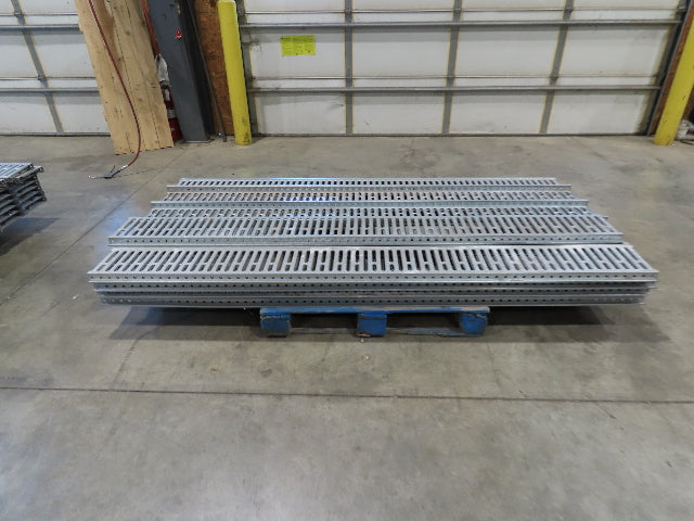 Interlake 9"x 8' Galvanized Steel Pallet Racking Deck 96"D Rack Lot of 40pcs