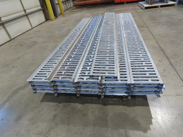 Interlake 9"x 8' Galvanized Steel Pallet Racking Deck 96"D Rack Lot of 40pcs