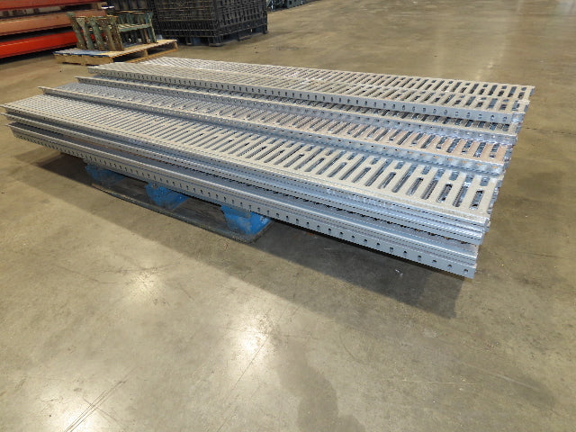 Interlake 9"x 8' Galvanized Steel Pallet Racking Deck 96"D Rack Lot of 40pcs