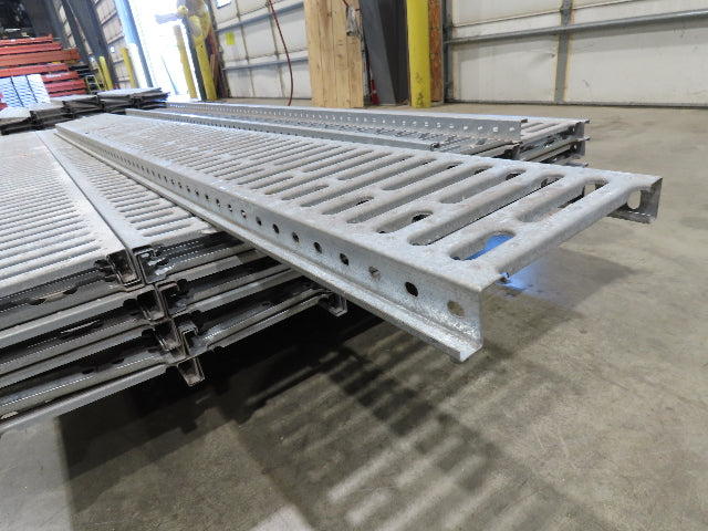 Interlake 9"x 8' Galvanized Steel Pallet Racking Deck 96"D Rack Lot of 40pcs