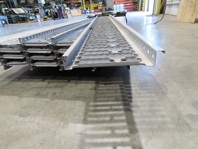 Interlake 9"x 8' Galvanized Steel Pallet Racking Deck 96"D Rack Lot of 40pcs