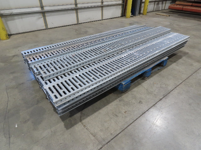 Interlake 9"x 8' Galvanized Steel Pallet Racking Deck 96"D Rack Lot of 40pcs