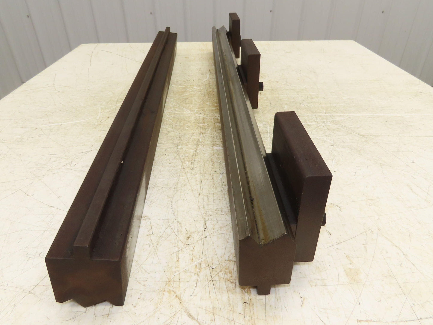 Press Brake Punch Die Set 36-1/2" Long 90° Offset Double Z Bend 1" and 11/16"