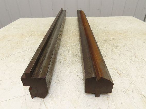 Press Brake Punch Die Set 37-3/8" Long 35° Offset Z Bend 1/2" Deep 1/2" Tang