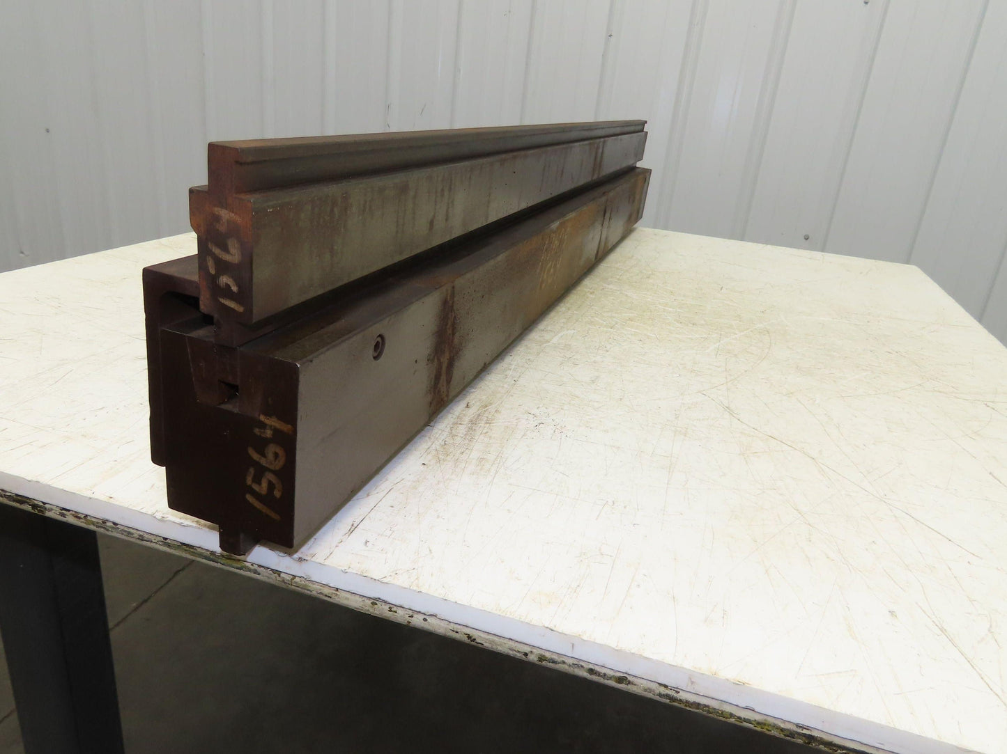Press Brake U Bend Die 49" Long 1/2" Wide 1/2" Deep 1/2" Safety Tang