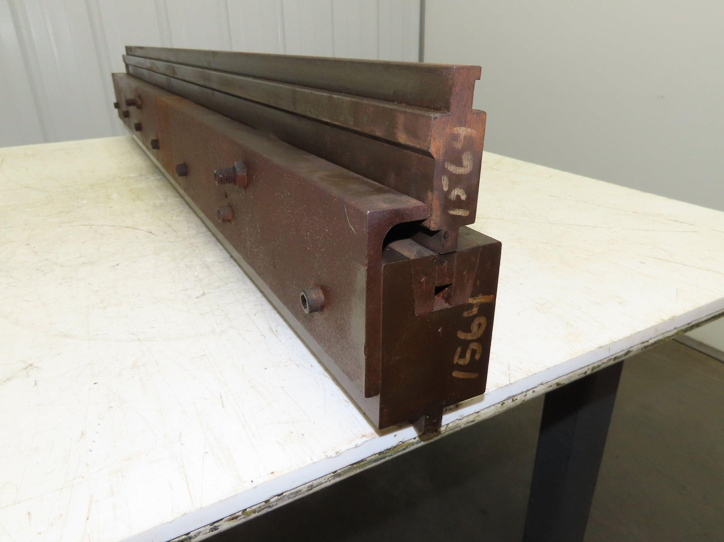 Press Brake U Bend Die 49" Long 1/2" Wide 1/2" Deep 1/2" Safety Tang
