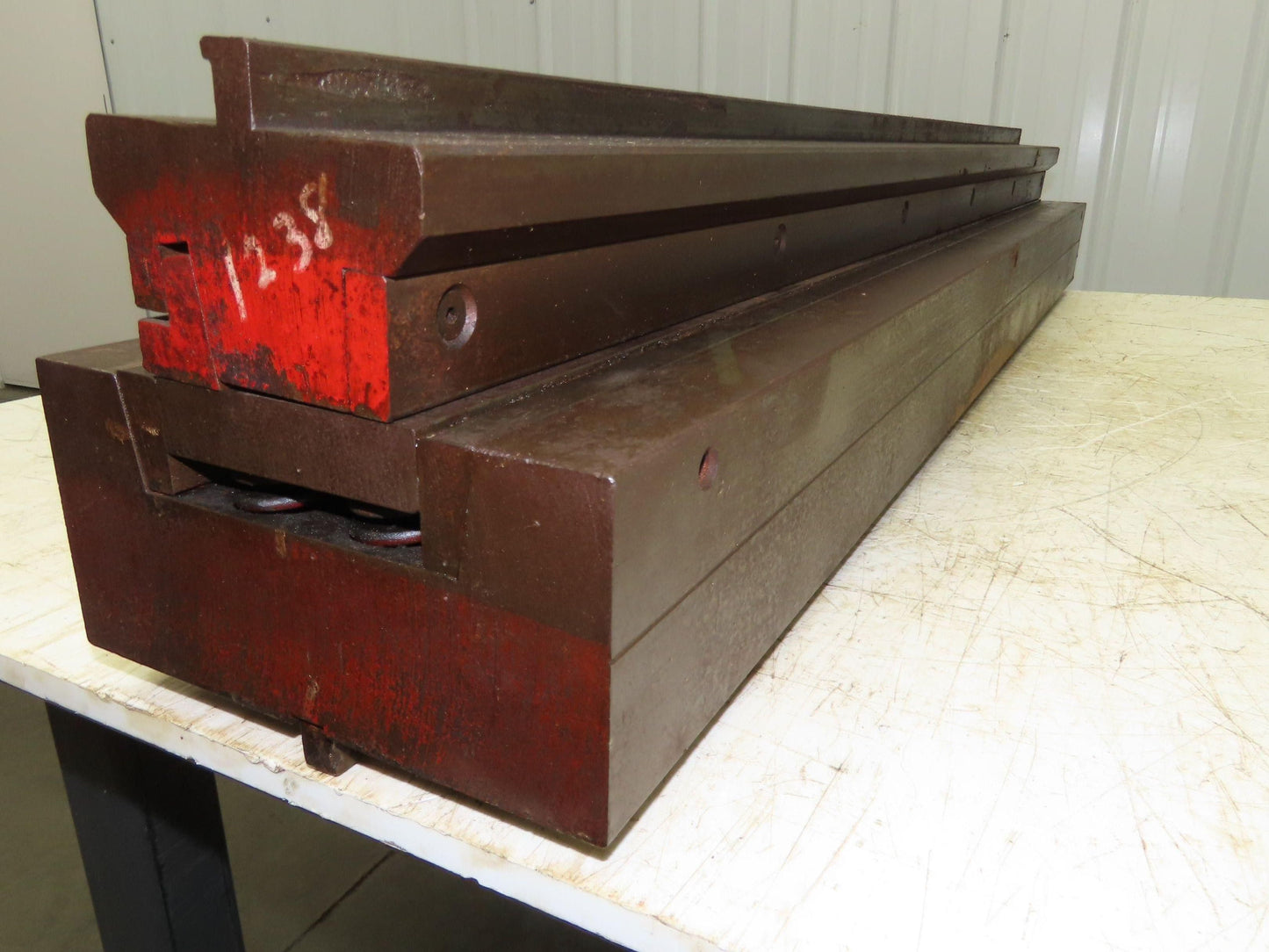 Press Brake Punch Die Set 48" Long 3-1/2" U Bend 9/16" Deep 1/2" Safety Tang