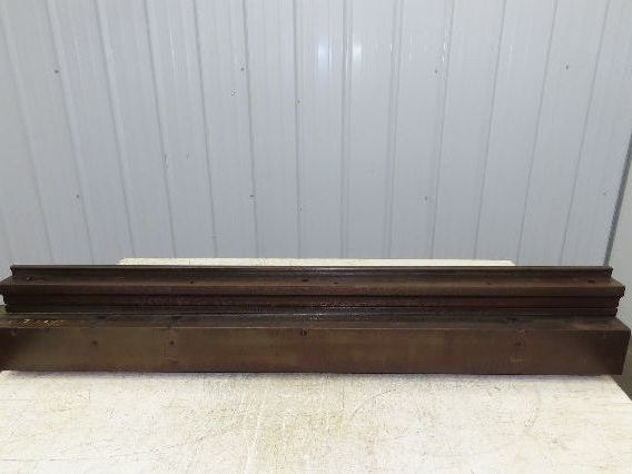 Press Brake Punch Die Set 48" Long 3-1/2" U Bend 9/16" Deep 1/2" Safety Tang