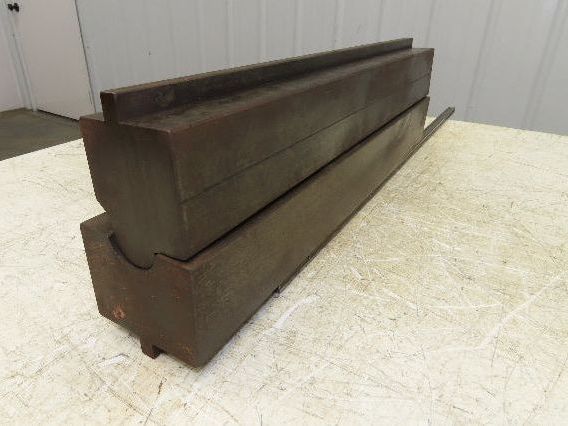 Press Brake Punch Die Set 24-1/2" Long 1-5/8" U Bend 3/4" Deep 1/2" Tang