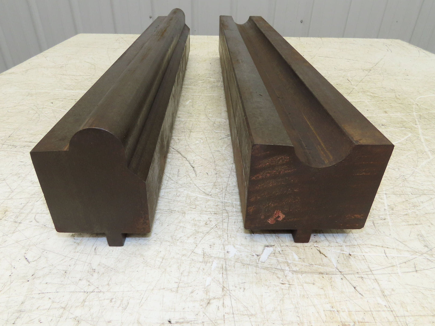 Press Brake Punch Die Set 24-1/2" Long 1-5/8" U Bend 3/4" Deep 1/2" Tang