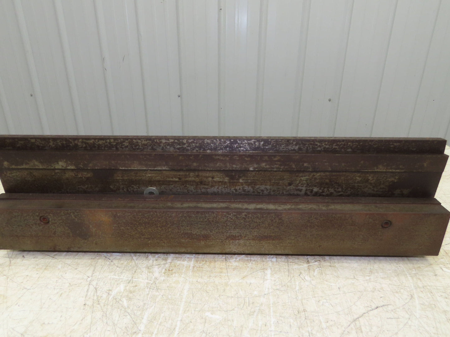 Press Brake Punch Die Set 25" Long 3/8" U Bend 9/16" Deep 1/2" Safety Tang