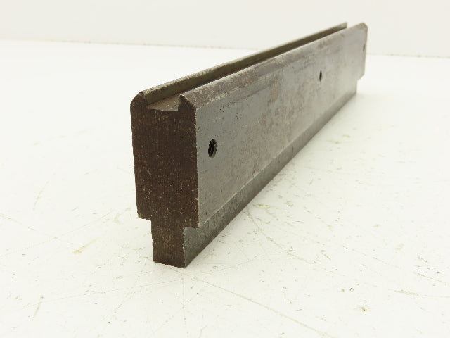 Press Brake Die 13-1/8" Long 7/16" W U Bend 3/16" D 1-3/4" H 1/2" Tang