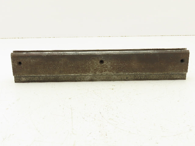 Press Brake Die 13-1/8" Long 7/16" W U Bend 3/16" D 1-3/4" H 1/2" Tang