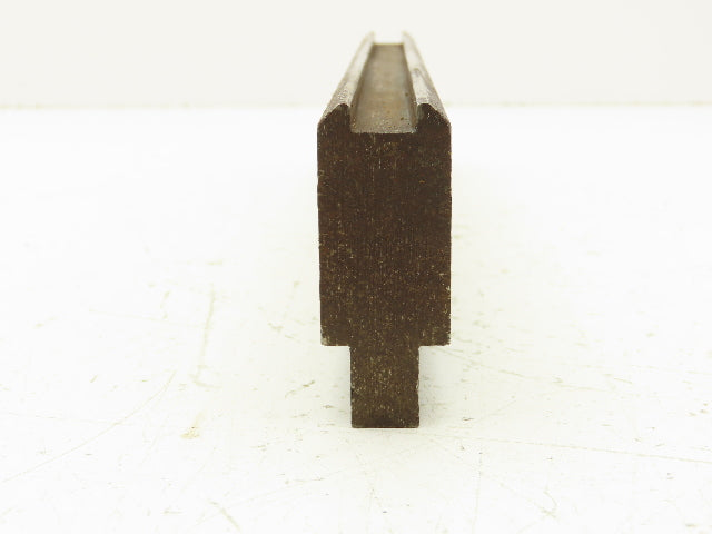 Press Brake Die 13-1/8" Long 7/16" W U Bend 3/16" D 1-3/4" H 1/2" Tang