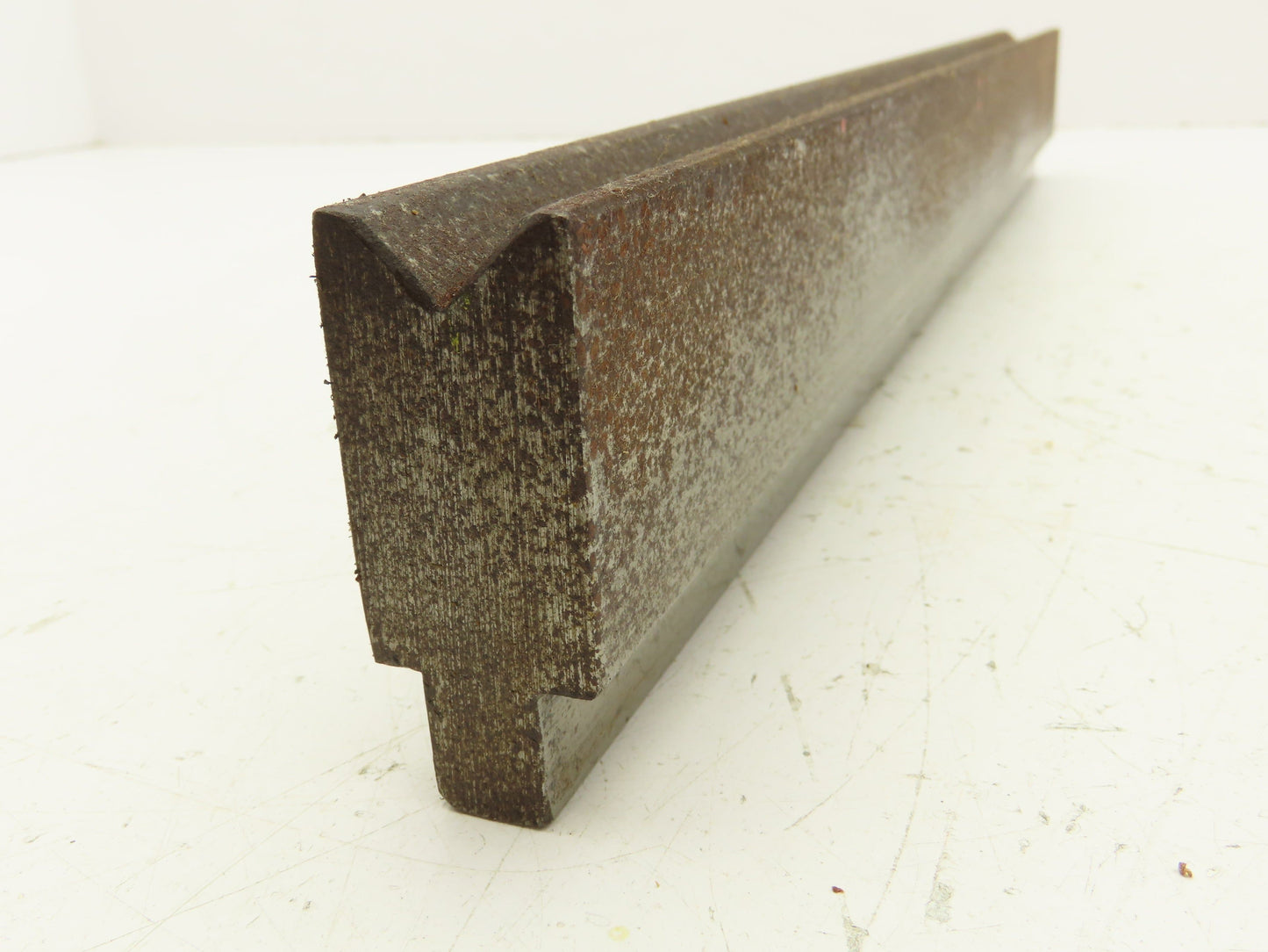 Press Brake Die 19-3/8" Long 90° V 5/8" W 5/16" D 1-3/4" H 1/2" Tang