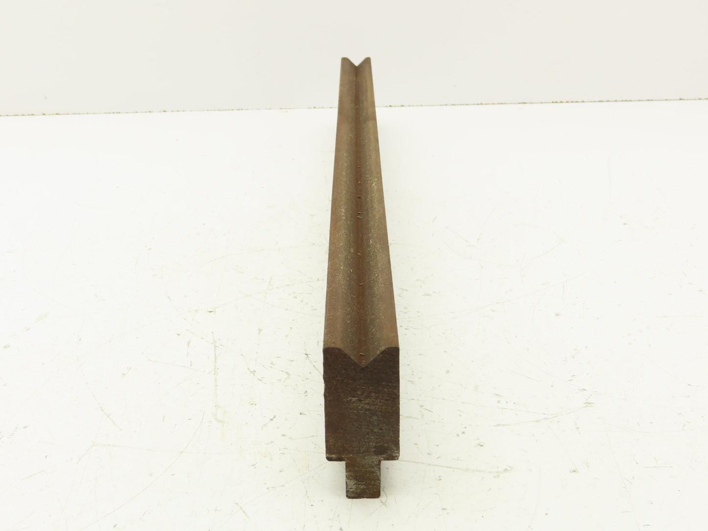 Press Brake Die 22-1/8" Long 90° V 9/16" W 1/4" D 1-3/4" H 1/2" Tang