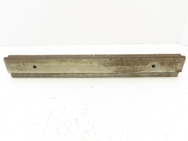 Press Brake Die 16-5/8" Long 90° V 5/16" W 3/16" D 1-9/16" H 1/2" Tang