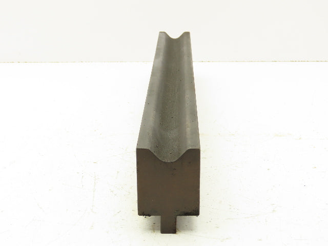 Press Brake Die 19-7/8" L 3/4" Round U Bend 1-1/8" W 3/8" D 2-1/4" H 1/2" Tang