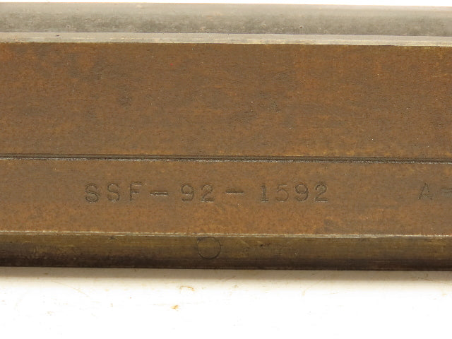 Press Brake Die 19-7/8" L 3/4" Round U Bend 1-1/8" W 3/8" D 2-1/4" H 1/2" Tang