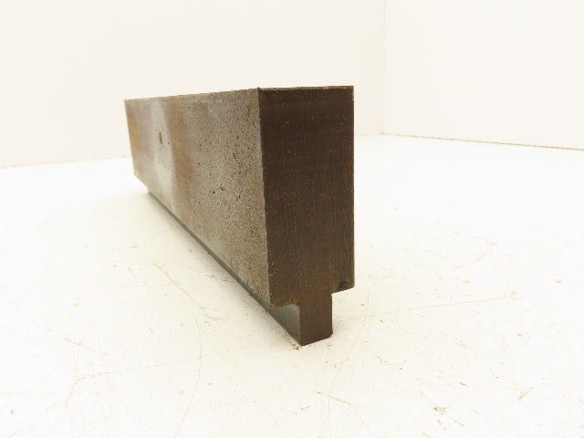 Press Brake Blank Die 12" Long 2-5/8" High 1-1/4" Wide 1/2" Tang