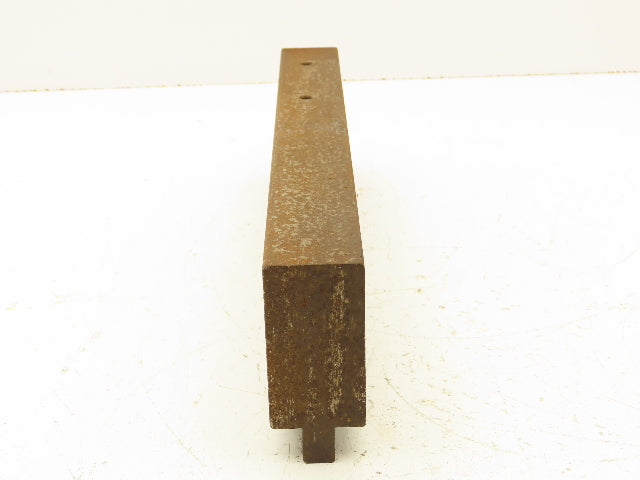 Press Brake Blank Die 13-9/16" Long 2-3/4" High 1-7/16" Wide 1/2" Tang