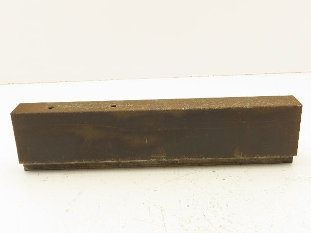 Press Brake Blank Die 13-9/16" Long 2-3/4" High 1-7/16" Wide 1/2" Tang