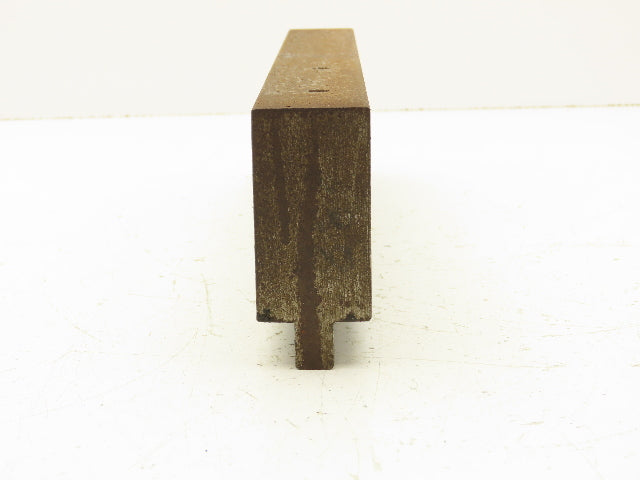 Press Brake Blank Die 13-9/16" Long 2-3/4" High 1-7/16" Wide 1/2" Tang