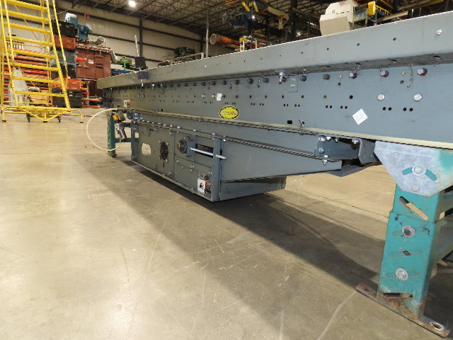 Hytrol 18"x 10' EZLogic Accumulation Roller Conveyor 15"BF Belt Drive 460V 57FPM
