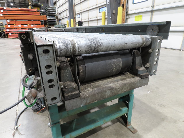 Hytrol 18"x 10' EZLogic Accumulation Roller Conveyor 15"BF Belt Drive 460V 57FPM